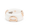 18kt rose gold D.Icon diamond ceramic band ring